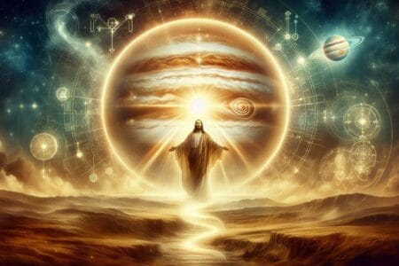 Entre Céu e Fé: a conexão entre Jesus e Júpiter Uma jornada cósmica onde espiritualidade e astrologia se encontram. Do brilho do maior planeta à luz do Mestre, dois caminhos que apontam para o infinito — dentro e fora de nós.